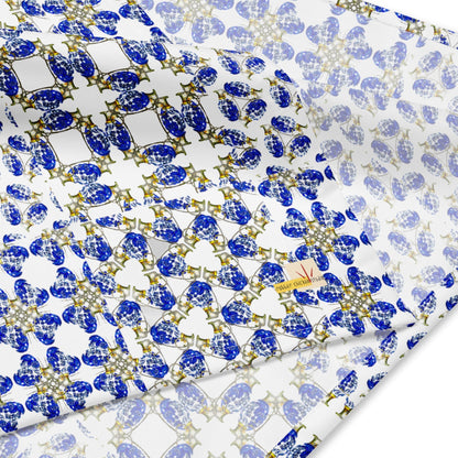 Willow Pattern Micro Grenades All-over print Bandana - rubberchicken.studio
