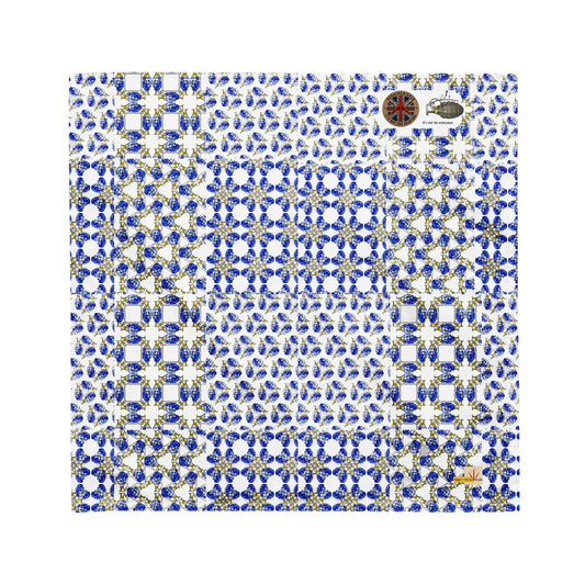Willow Pattern Micro Grenades All-over print Bandana - rubberchicken.studio